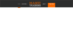 Desktop Screenshot of manictraining.com